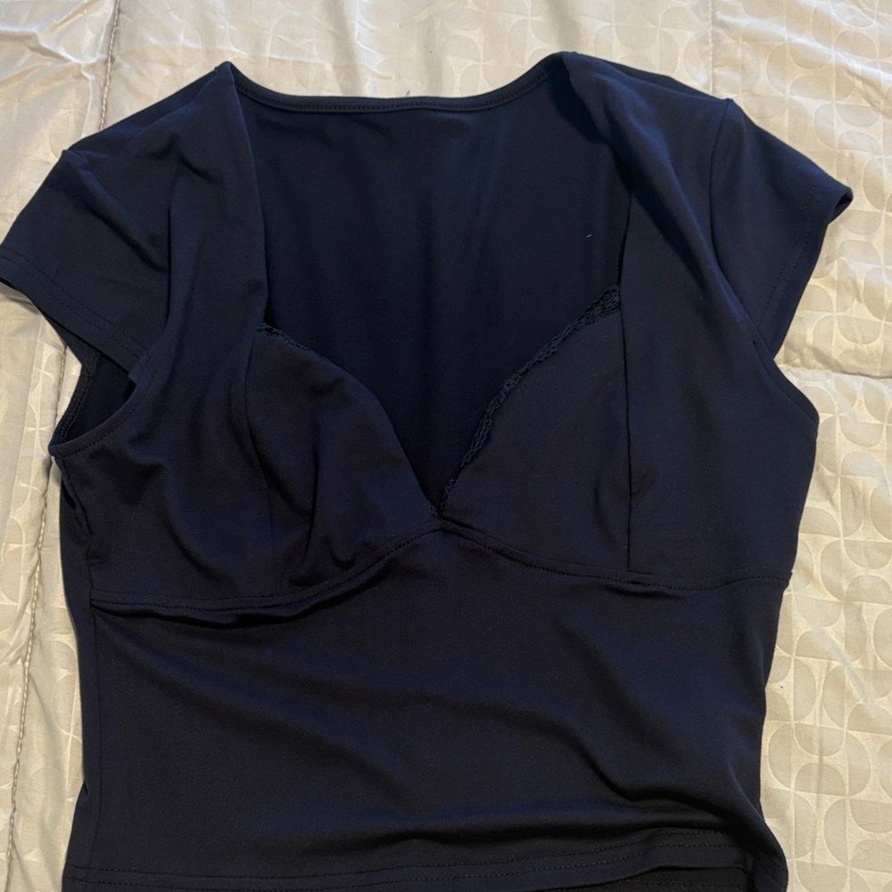 SHEIN Navy Women's Blouse